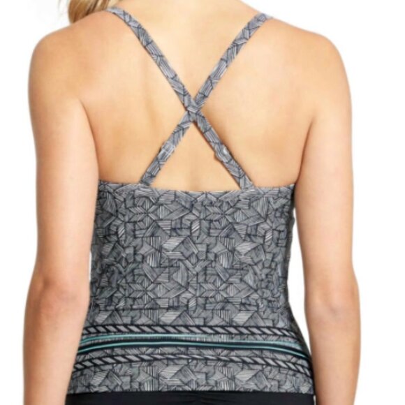 Athleta Tankini Top NWT 32D 32DD, Laguna Twister - Picture 2 of 10